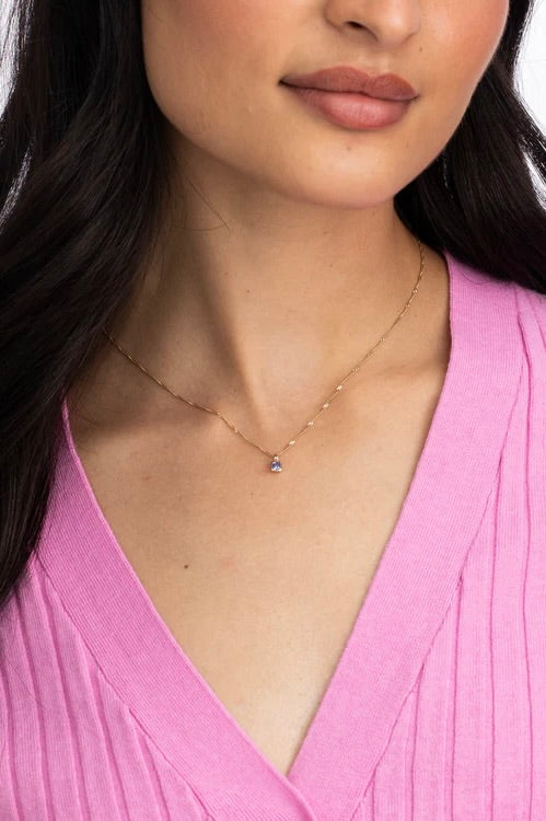 PETITE IRIS ASSCHER CHARM