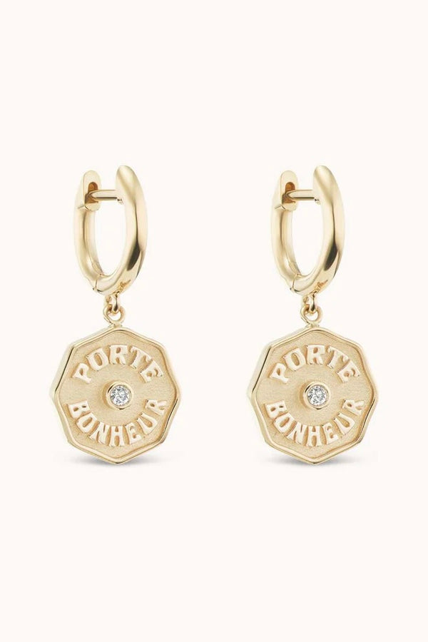 WEE PB EARRING WHITE DIAMOND