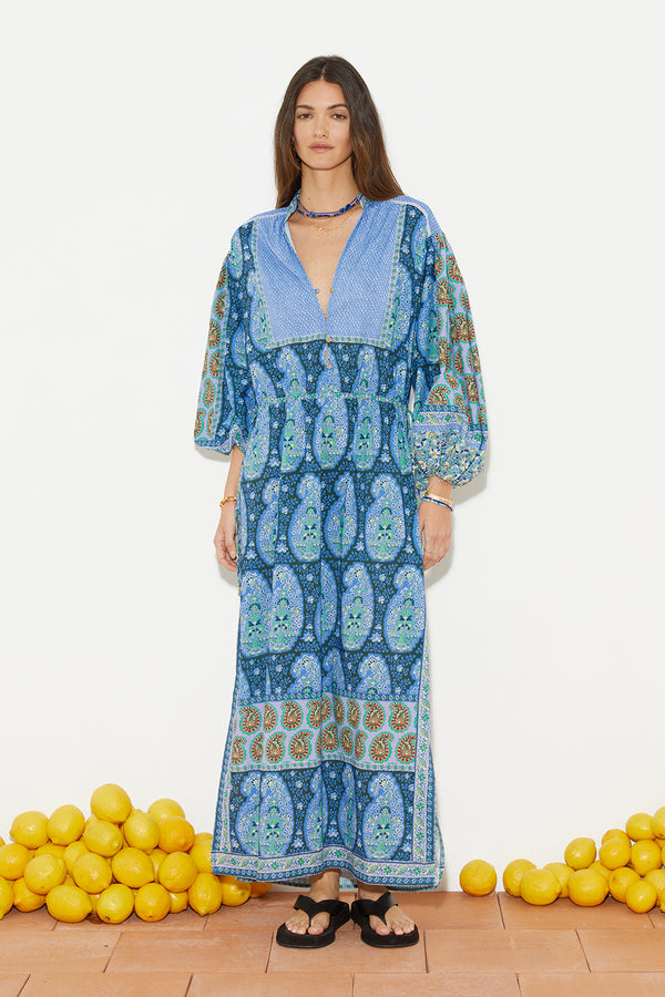 ONDE SMOCK MAXI DRESS