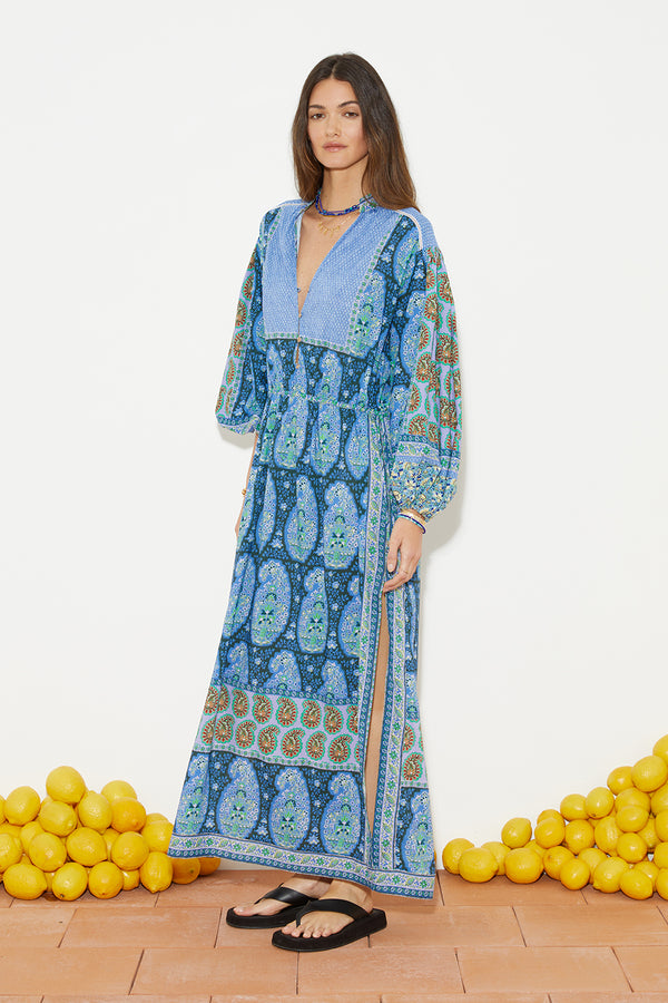 ONDE SMOCK MAXI DRESS
