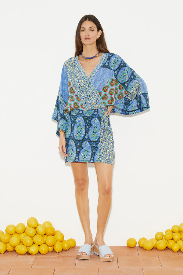 ONDE SILK ROBE DRESS