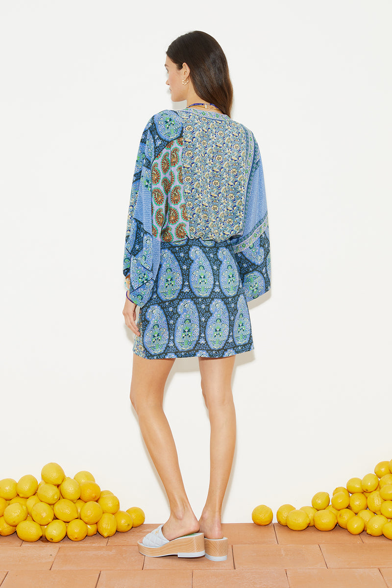 ONDE SILK ROBE DRESS