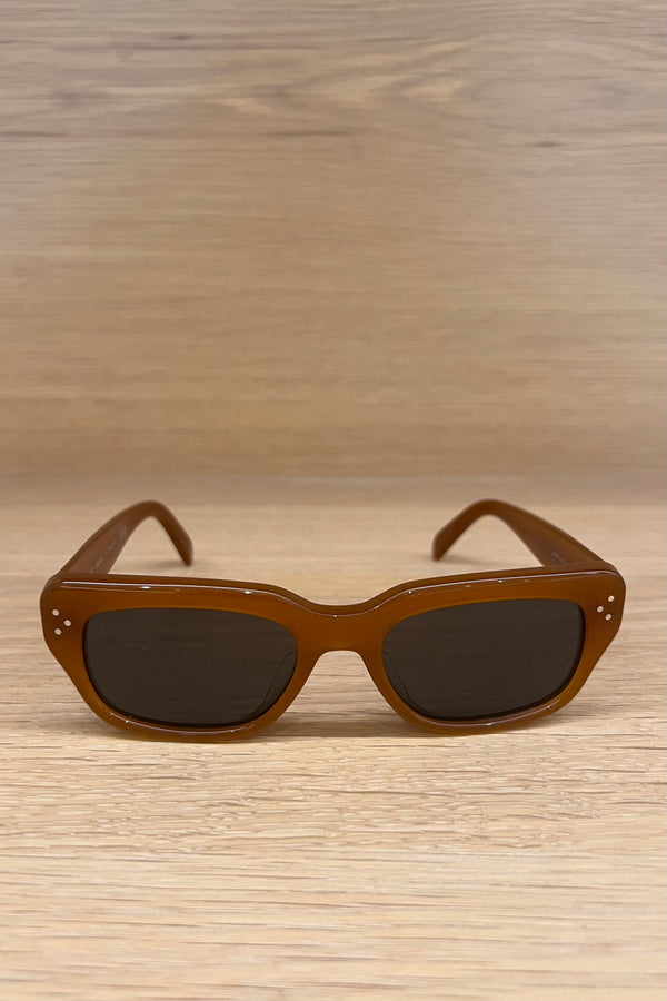 BOLD 3 DOTS CL40267U IN SHINY LIGHT BROWN