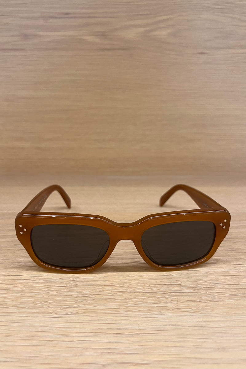 BOLD 3 DOTS CL40267U IN SHINY LIGHT BROWN