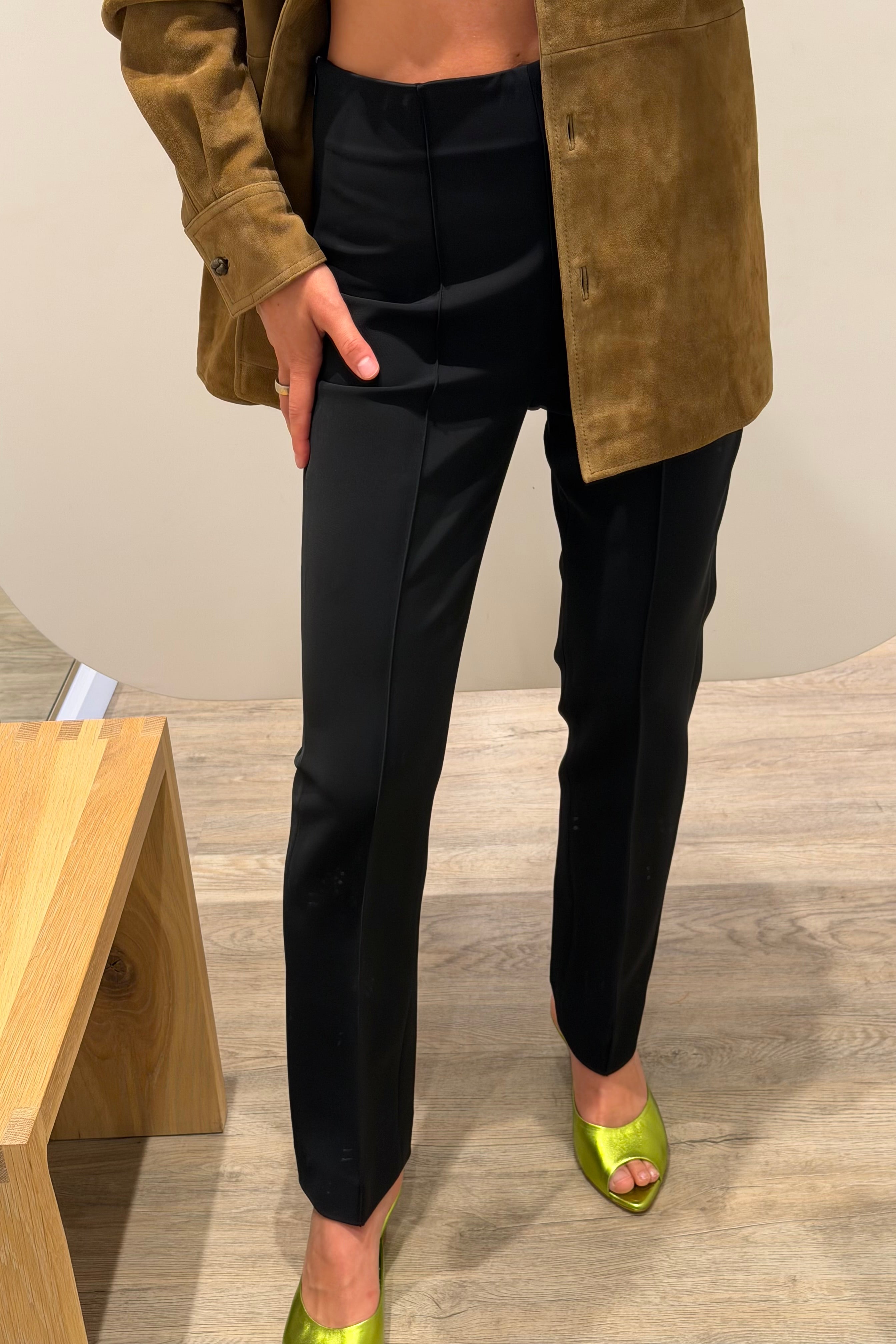 CIGARETTE LEG TAILORED TROUSERS