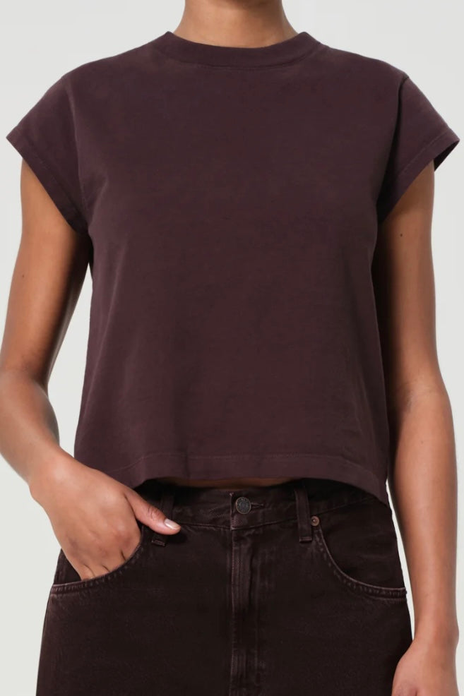BRYCE CAP SLEEVE TEE