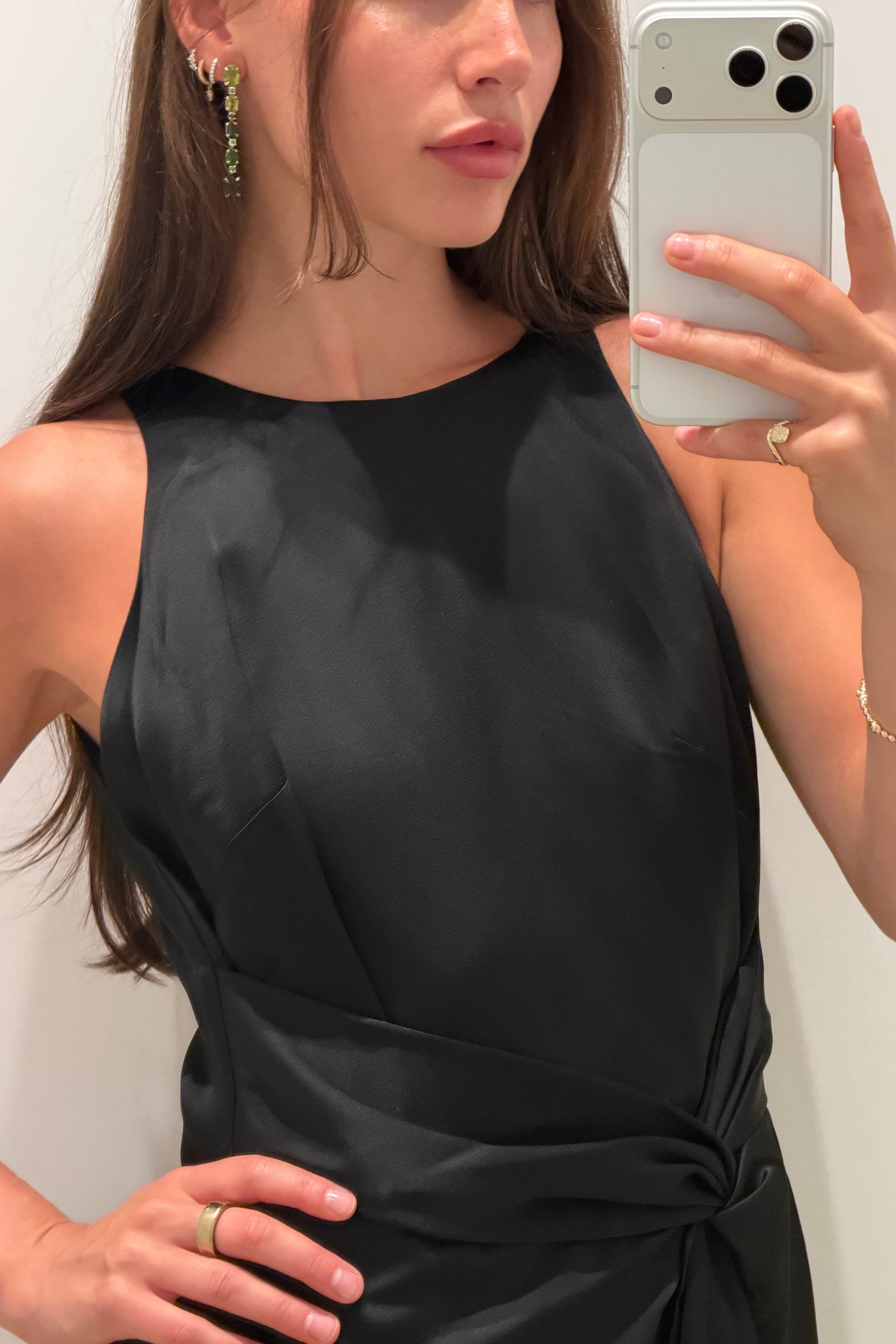 SARONG HALTER DRESS