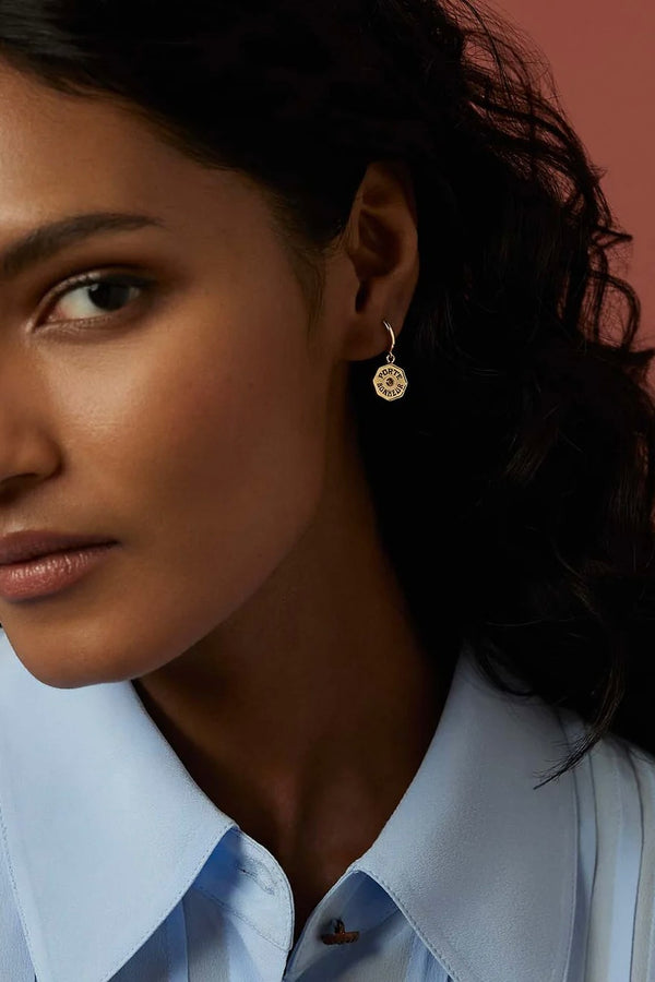 WEE PB EARRING WHITE DIAMOND