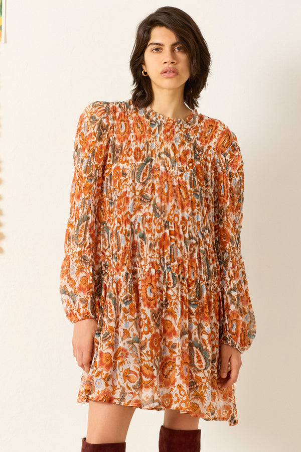 JUNO TOPAZ FLOWER DRESS
