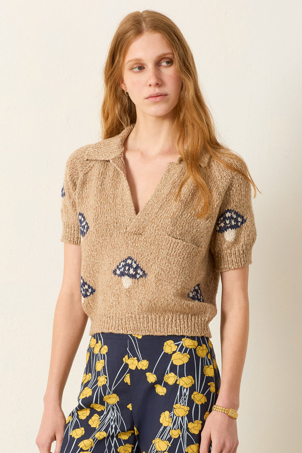 LESSI MUSHROOM KNIT TOP