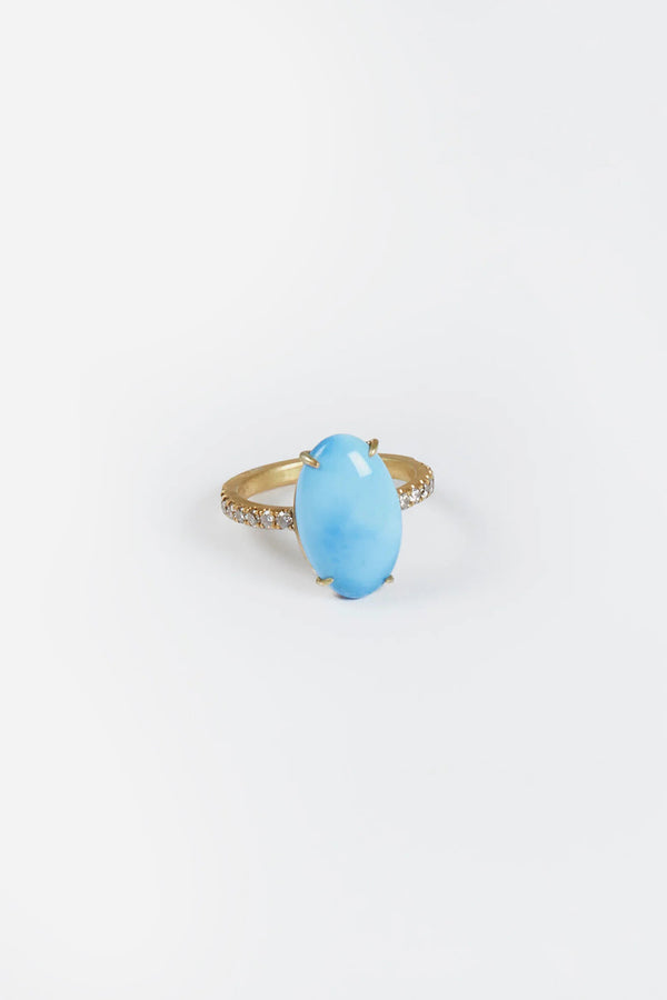*Marisa Klass Trunkshow* TURQOUISE AND DIAMOND RING