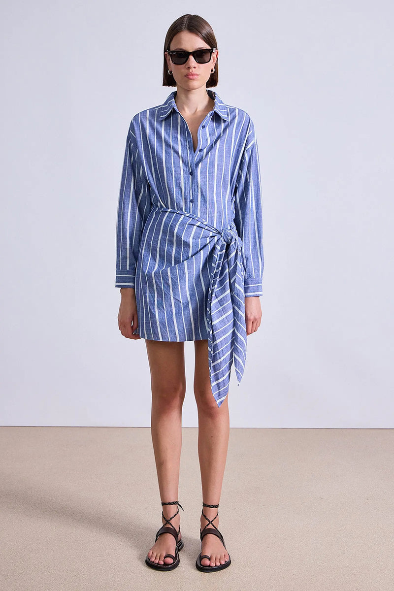 ALESSANDRA STRIPE MINI DRESS