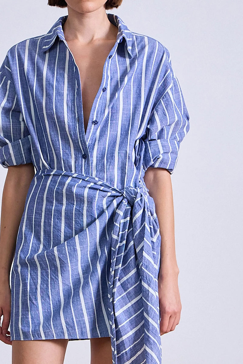 ALESSANDRA STRIPE MINI DRESS