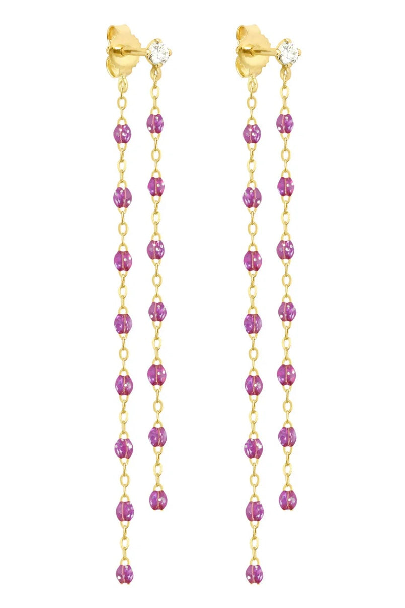 CLASSIC DIAMOND DANCING EARRINGS IN GALAXY