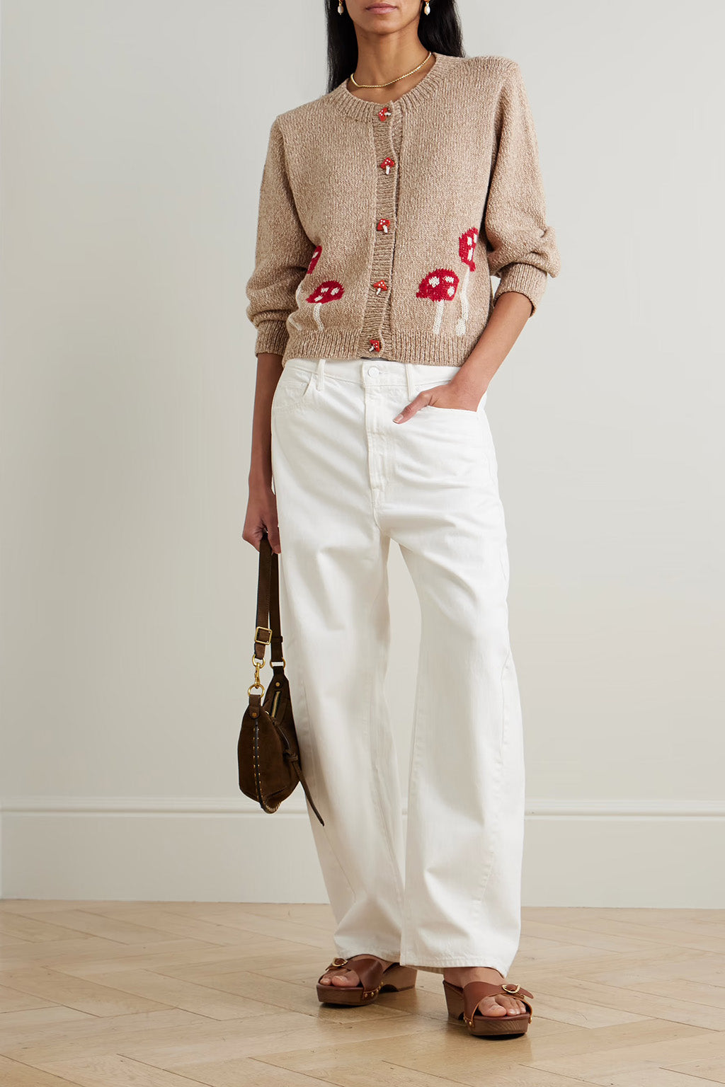 SAMMI MUSHROOM KNIT CARDIGAN