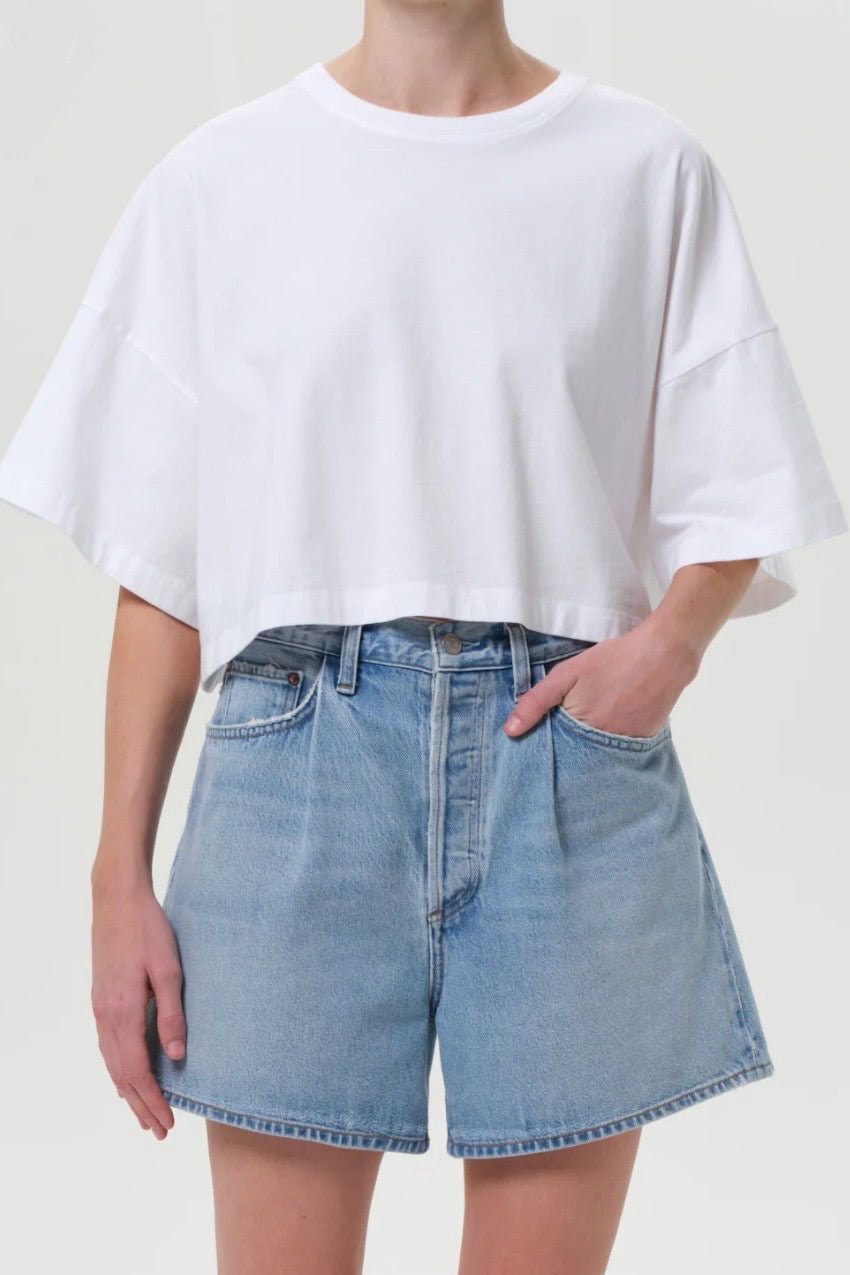 ARLI OVERSIZED CROPPED TEE