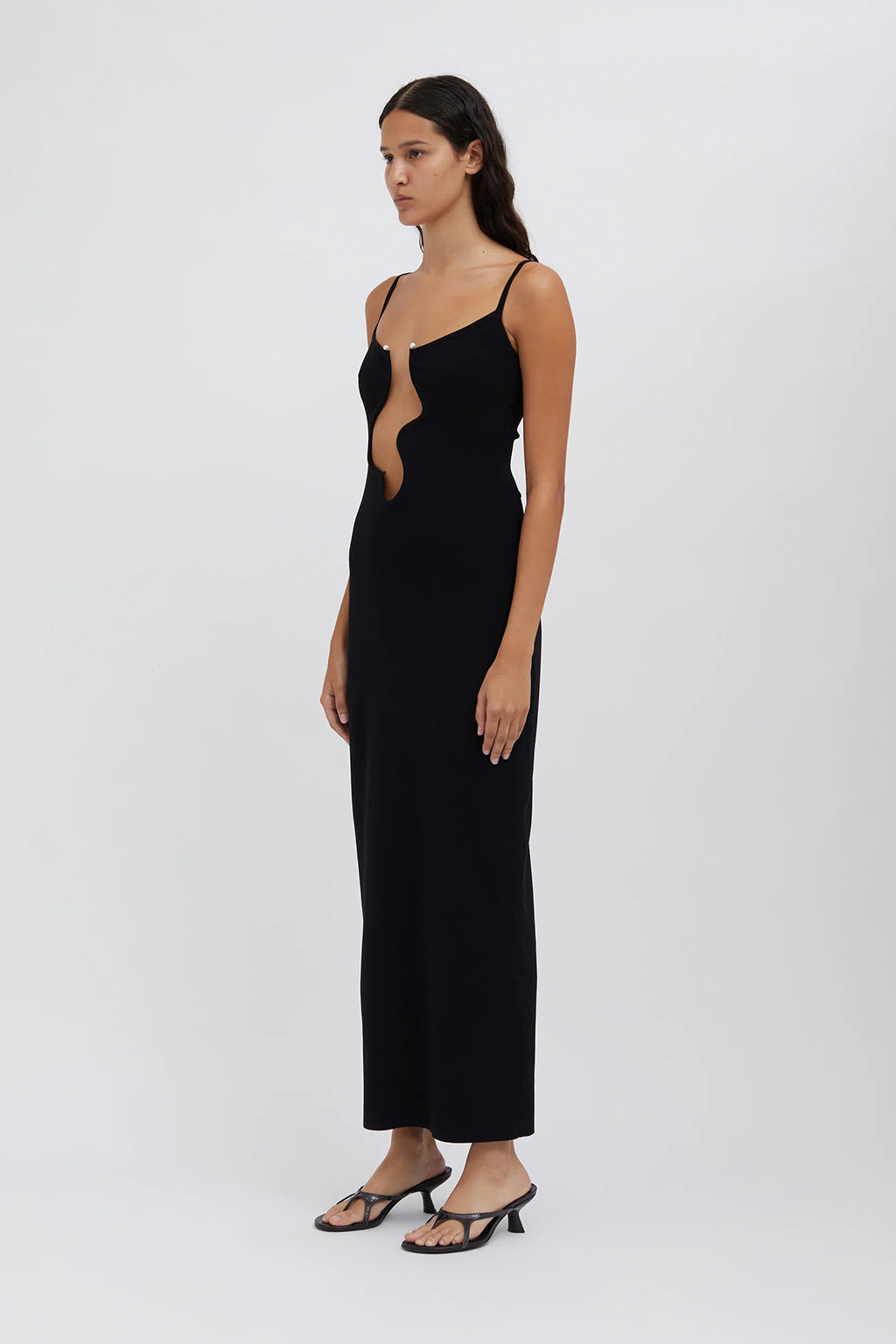 SALACIA WIRE COLUMN DRESS