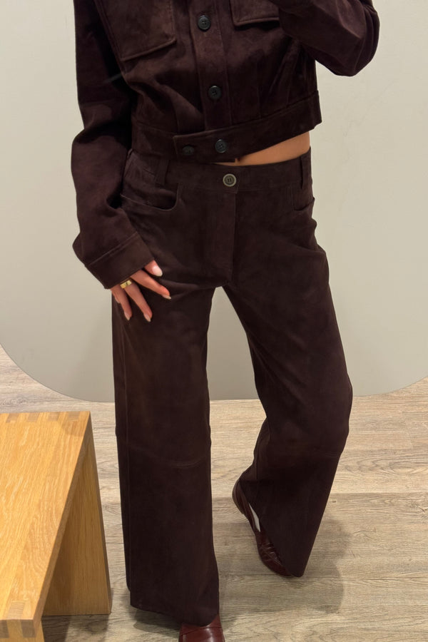 LILOU SUEDE PANTS