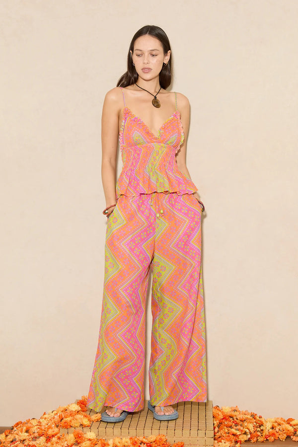 ORSAY SHIRRED CAMI TOP
