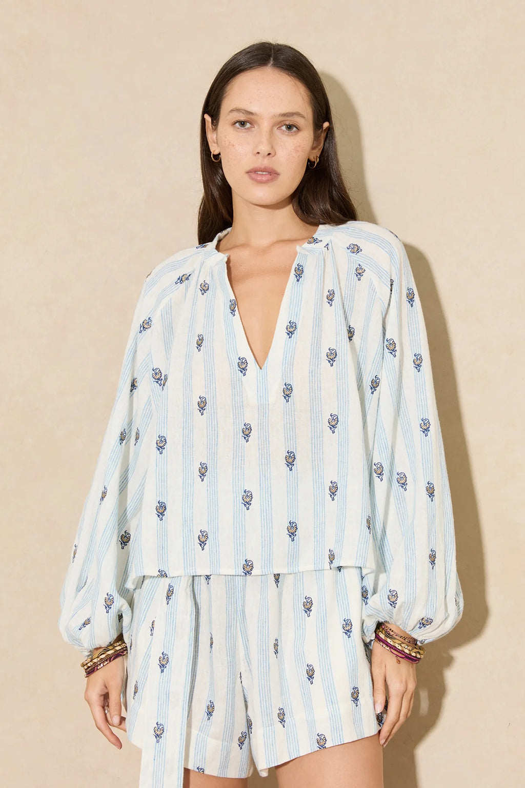 SIRENUSE SMOCK BLOUSE