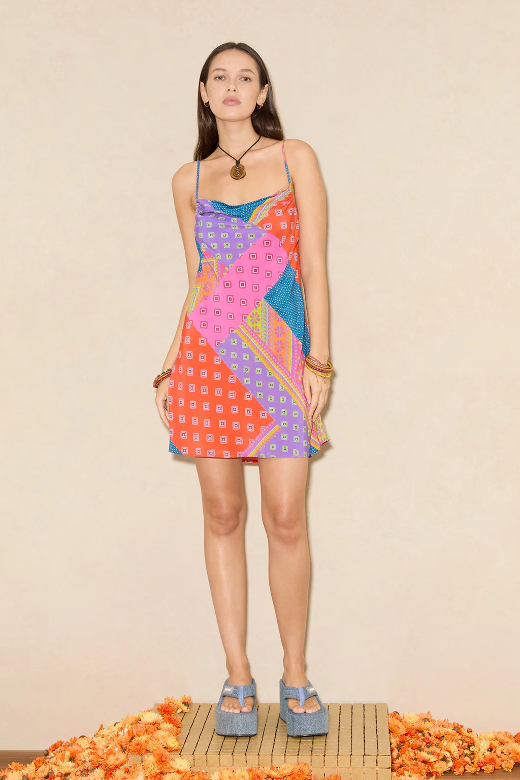 RANI SILK MINI DRESS