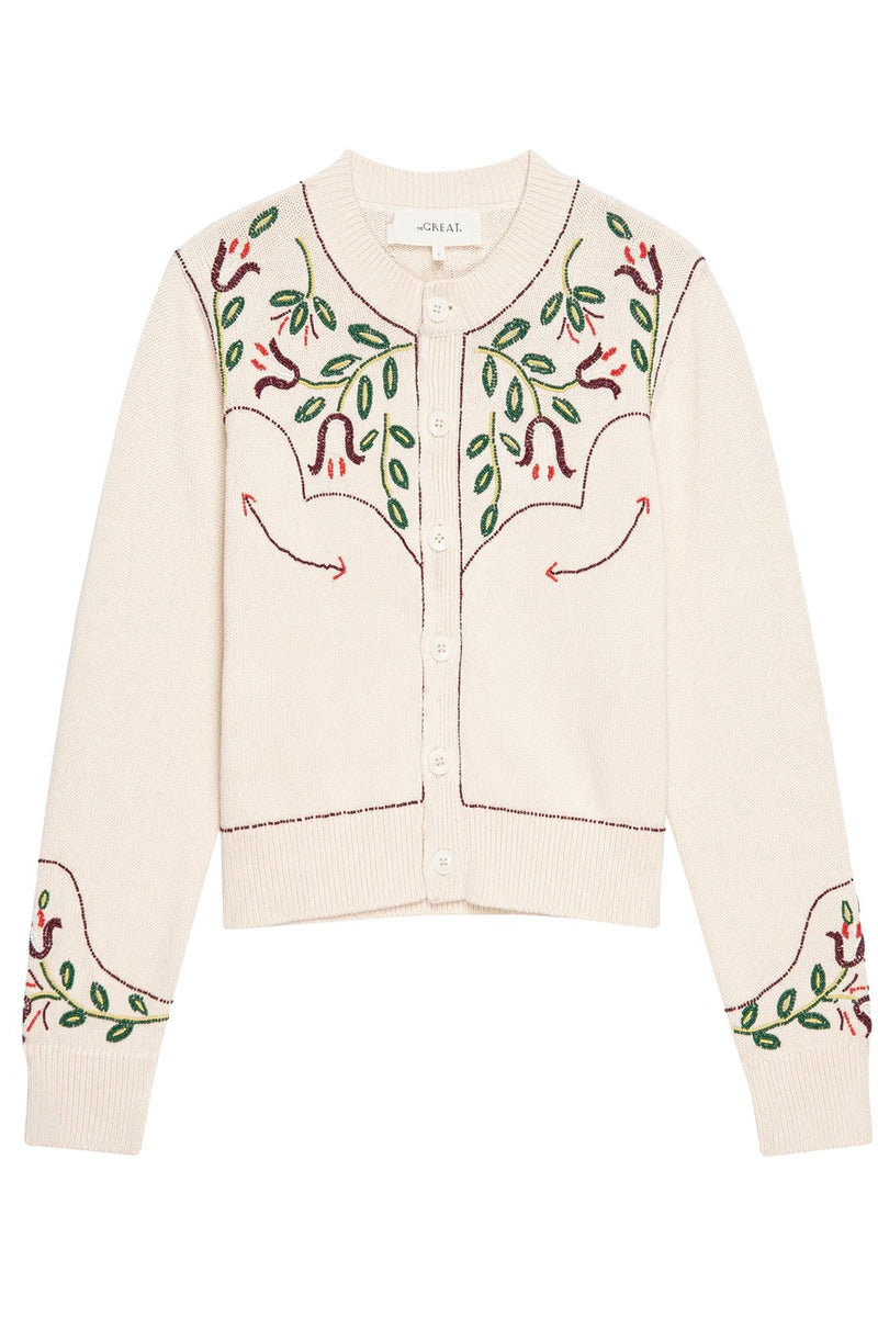 THE WESTERN BEADED CARDIGAN