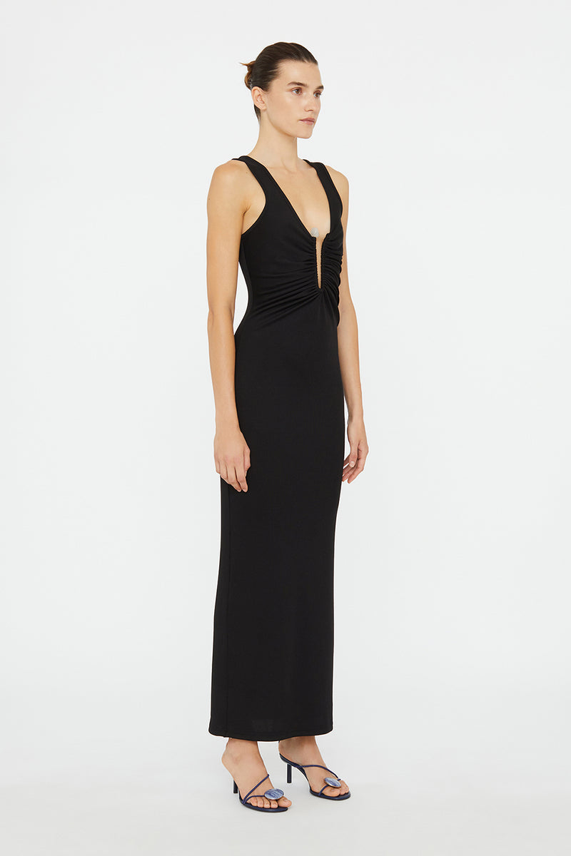 CRYSTAL PIN TANK DRESS