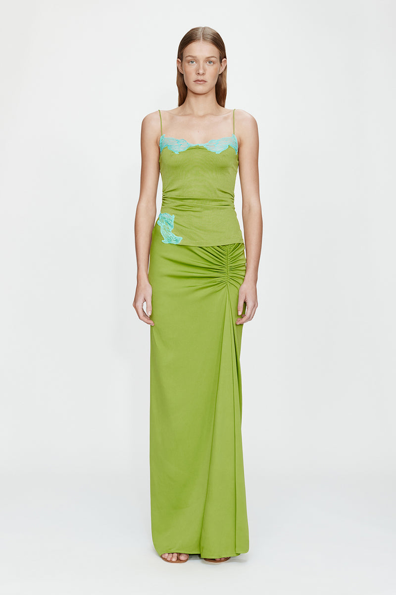 DELPHIN LACE RIB CAMI *pre-order*