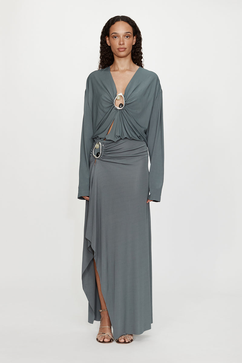 ORICA CRYSTAL CASCADE JERSEY SKIRT *pre-order*