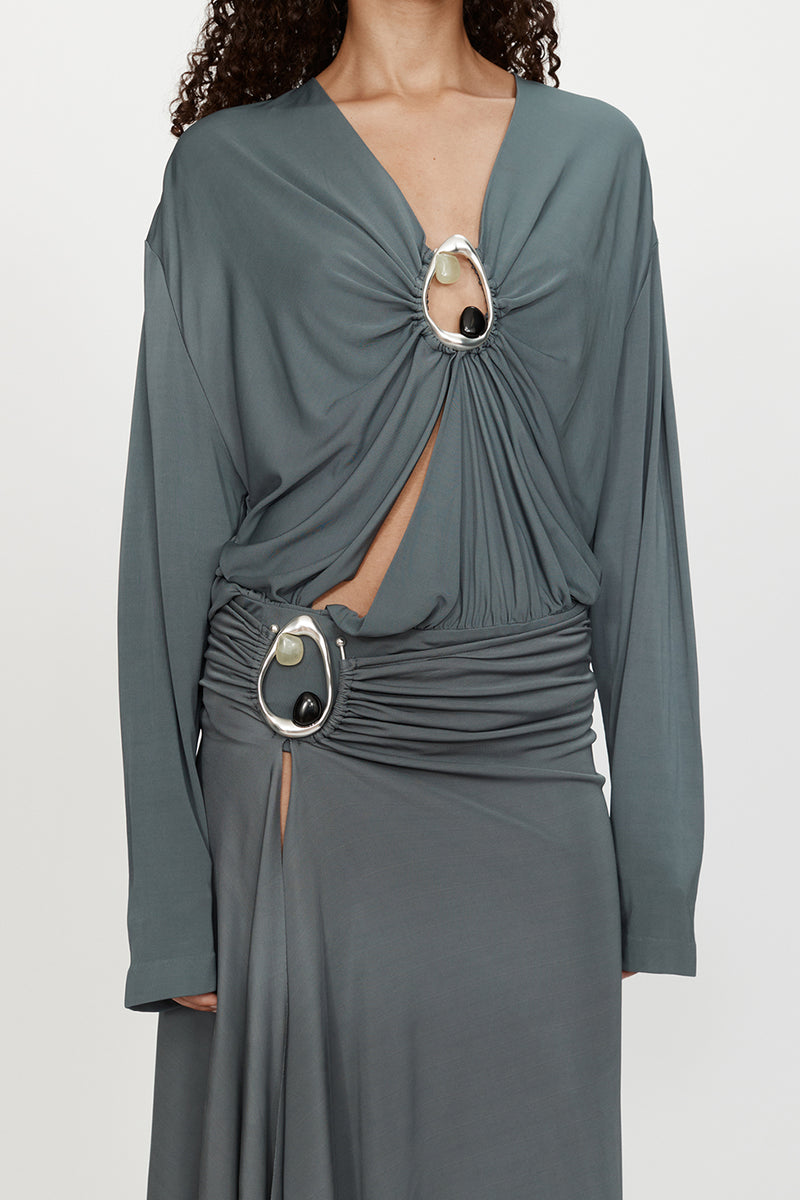 ORICA CRYSTAL CASCADE JERSEY SKIRT *pre-order*