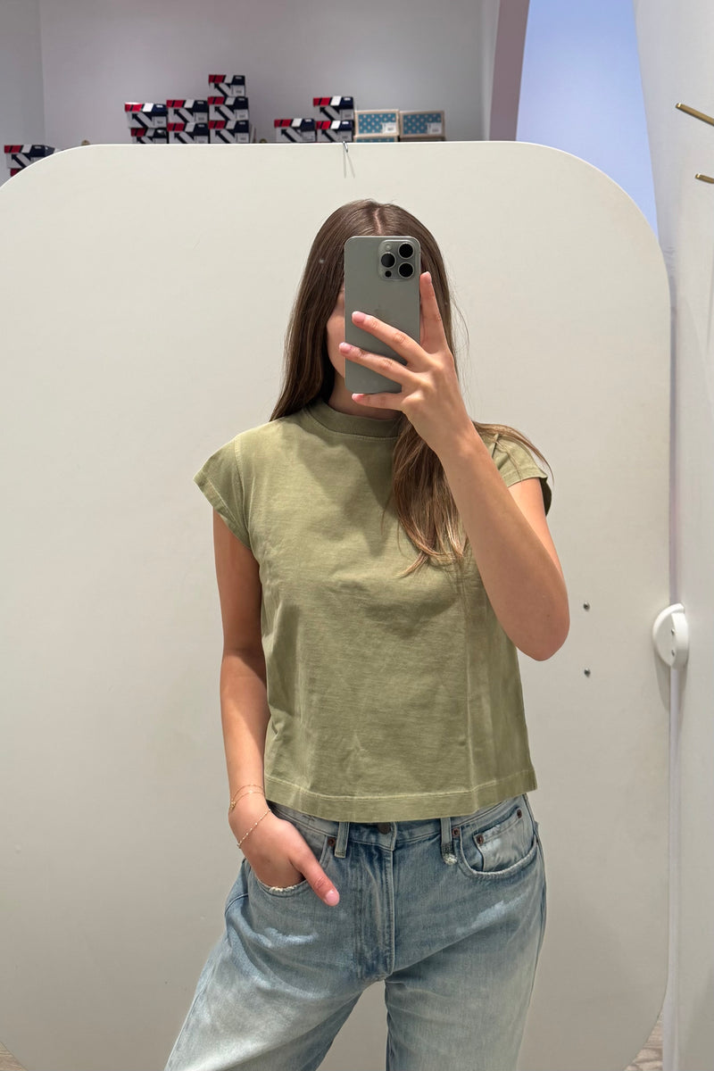 BRYCE CAP SLEEVE TEE