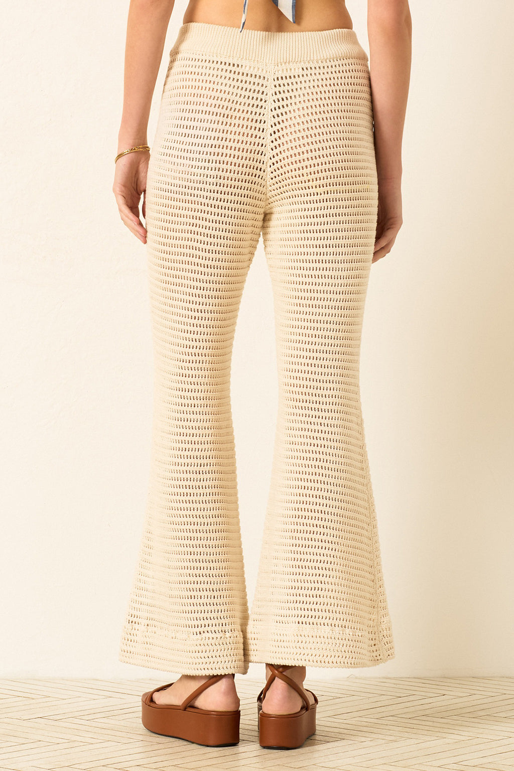 FARAH OYSTER CROCHET PANT