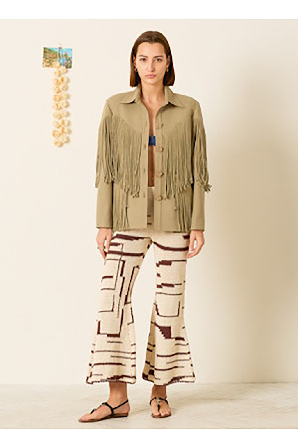 JUDE MOSS FRINGE JACKET *pre-order*