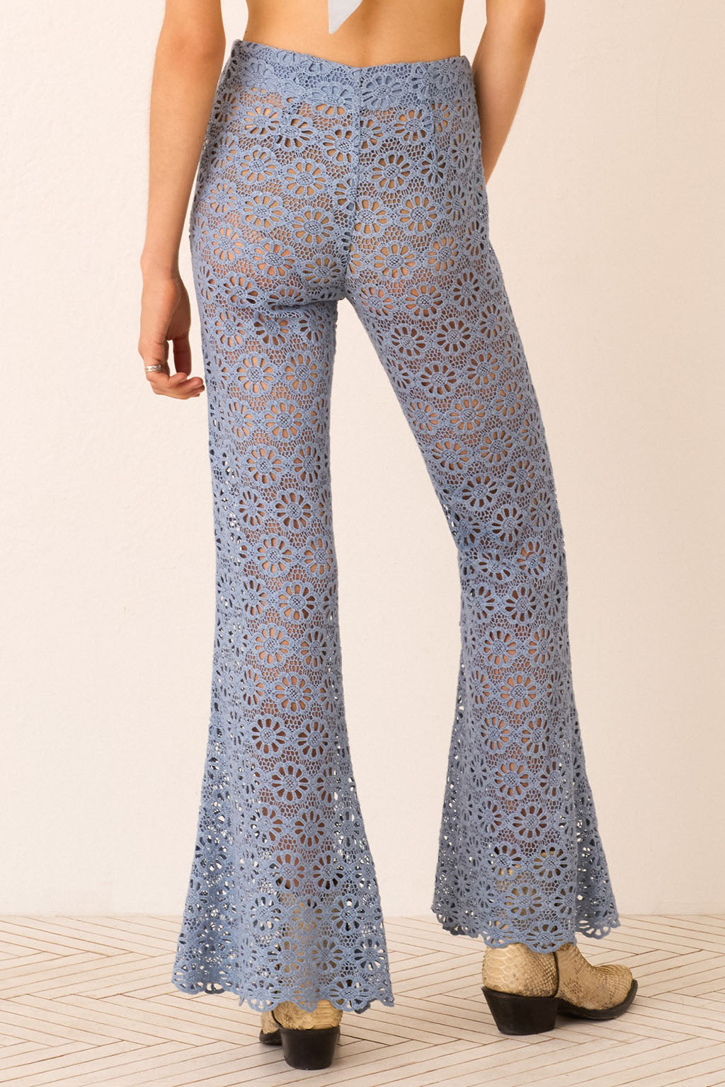 FARAH POWDER BLUE DAISY PANT