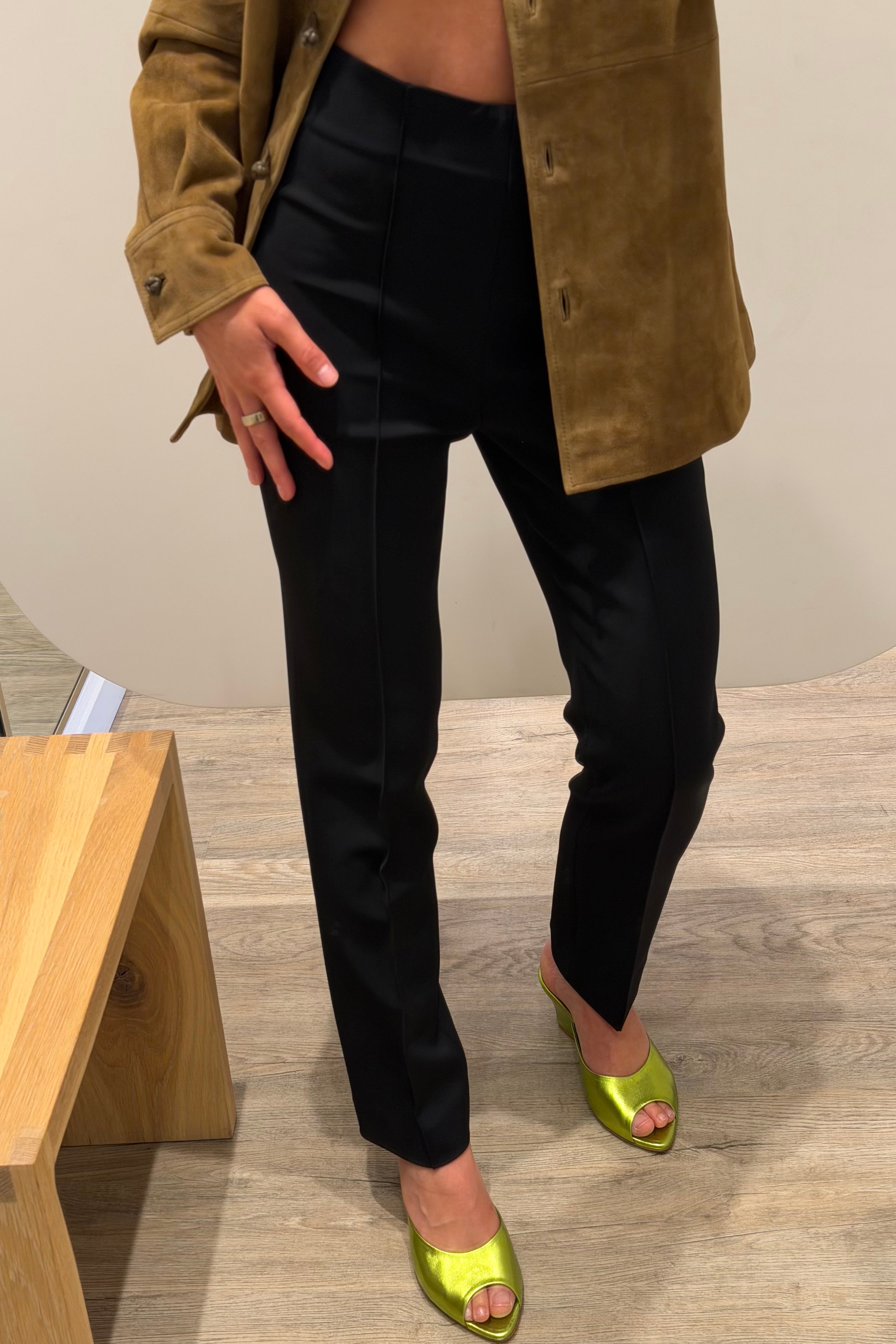 CIGARETTE LEG TAILORED TROUSERS
