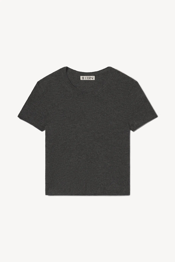 RIB STITCH BABY TEE