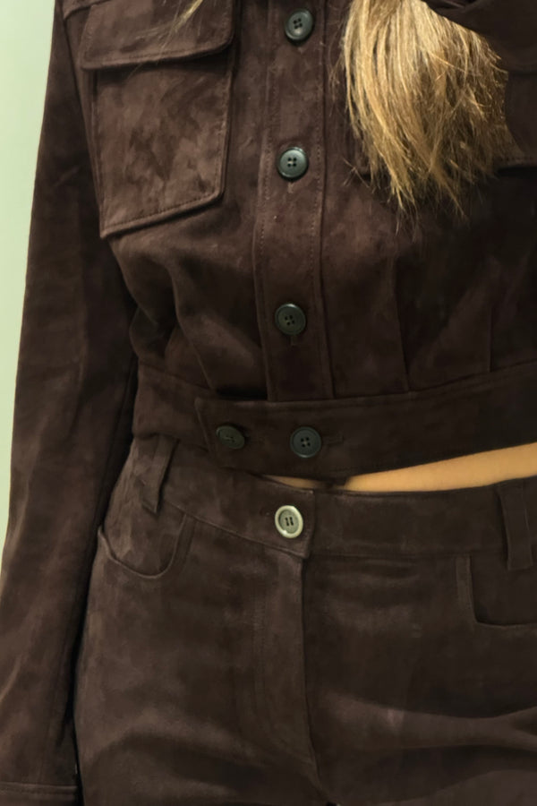 LILOU SUEDE PANTS