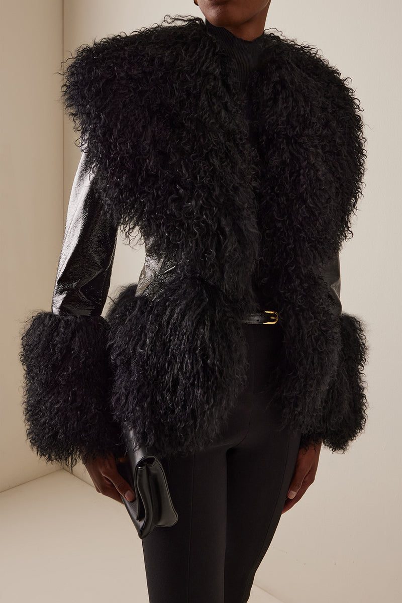 TAMARA SHEARLING JACKET