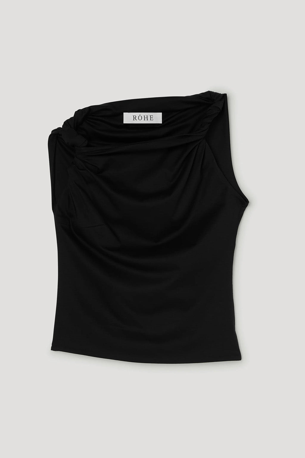 HAUT SCULPTURAL EN COTON ET SOIE