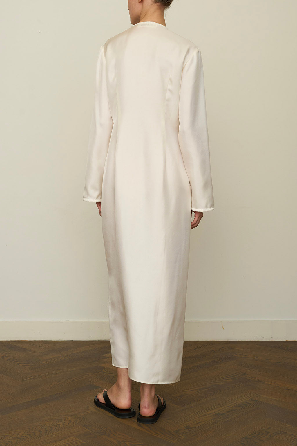 PANKOU CLOSURE SILK DRESS