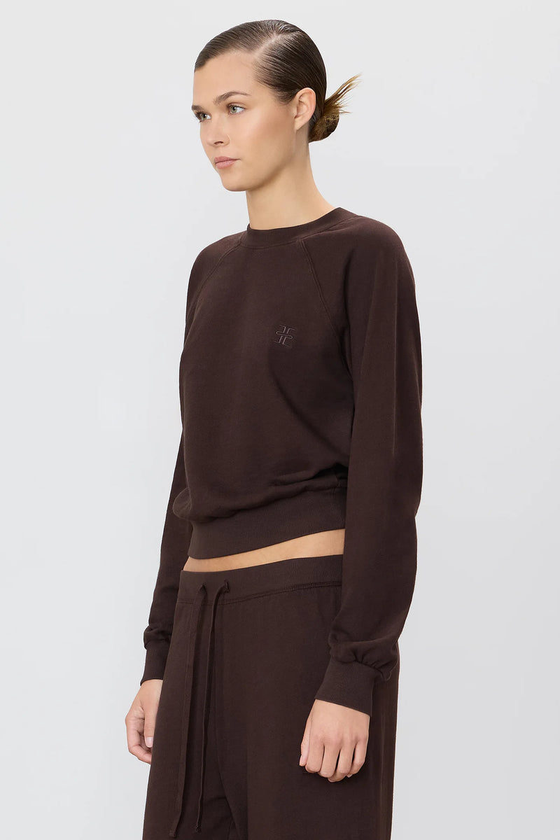 SHRUNKEN RAGLAN SWEATSHIRT
