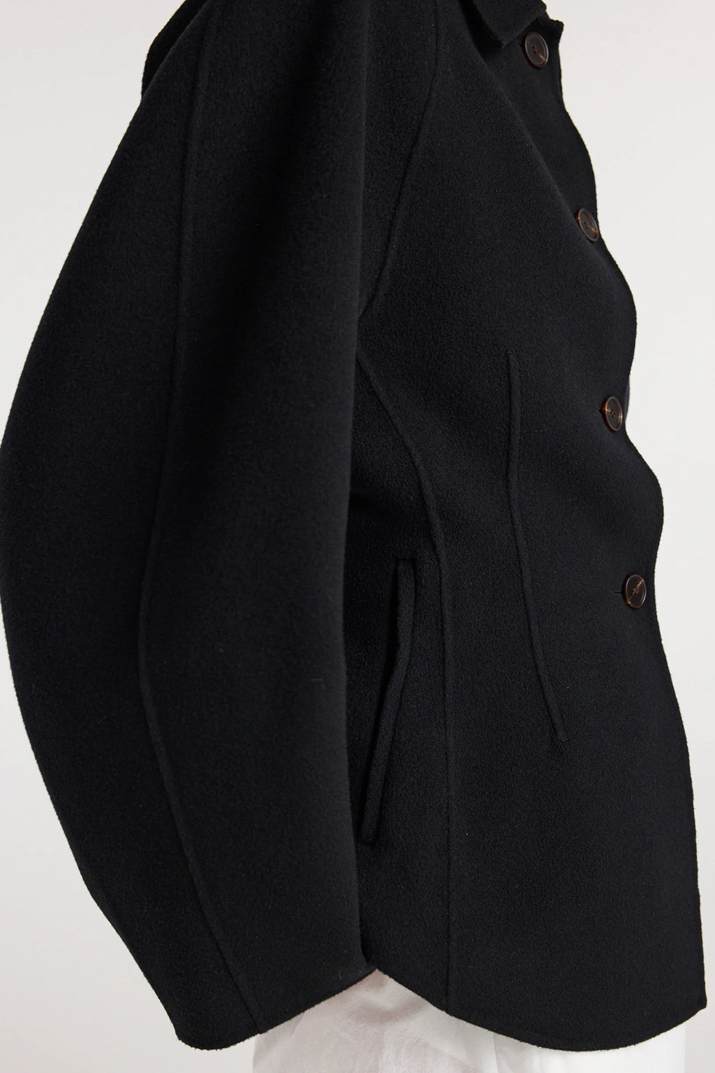 DOUBLE FACED SCULPTURAL JACKET