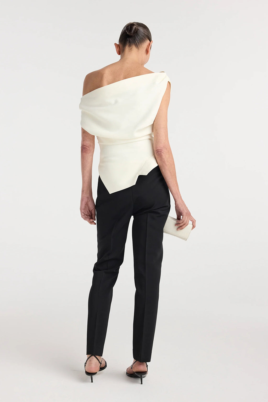 CIGARETTE LEG TAILORED TROUSERS *pre-order*