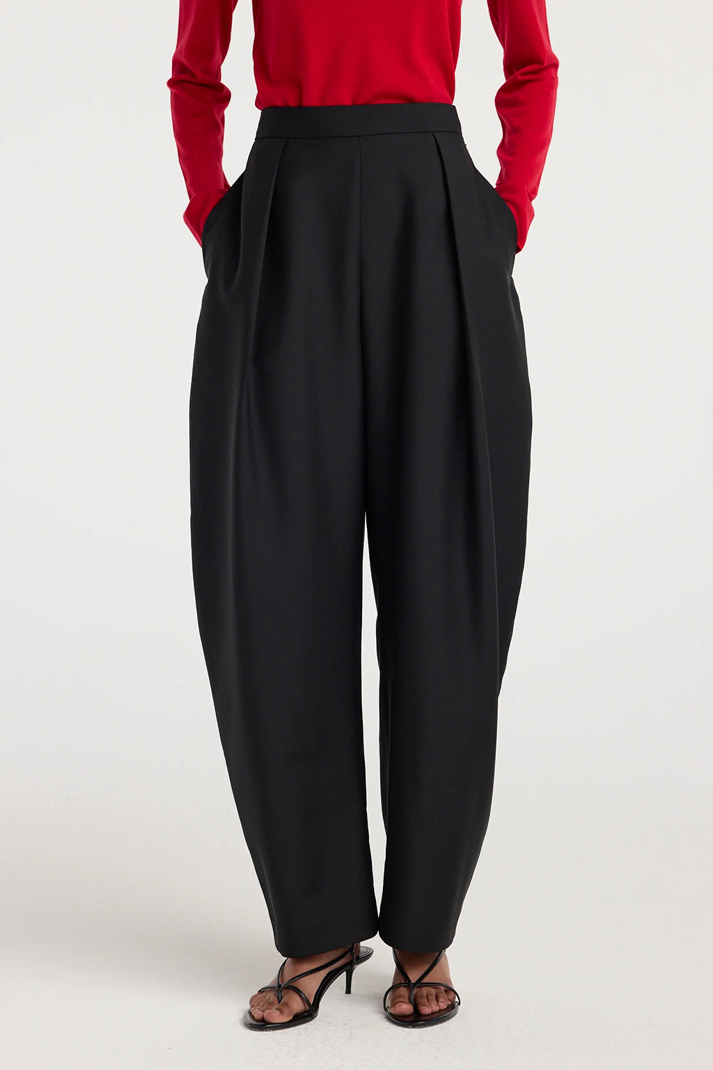 PUCK SCULPTURAL TAILORED TROUSERS