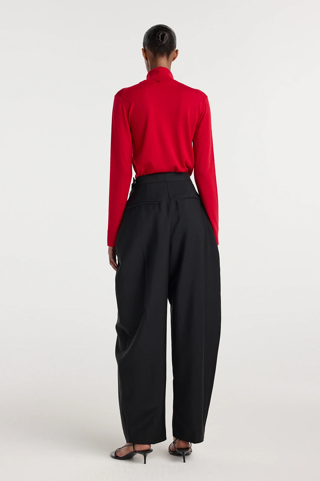 PUCK SCULPTURAL TAILORED TROUSERS