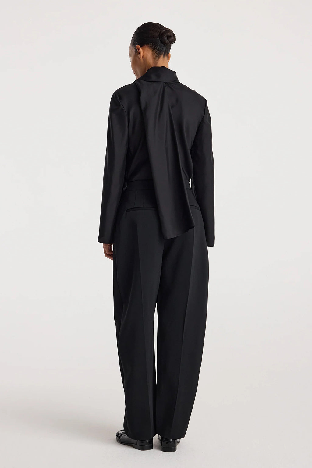 SILK FOULARD TOP