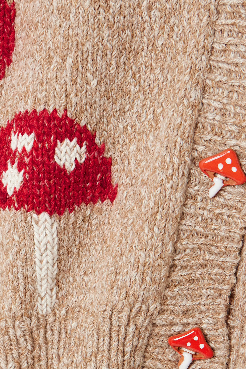 SAMMI MUSHROOM KNIT CARDIGAN