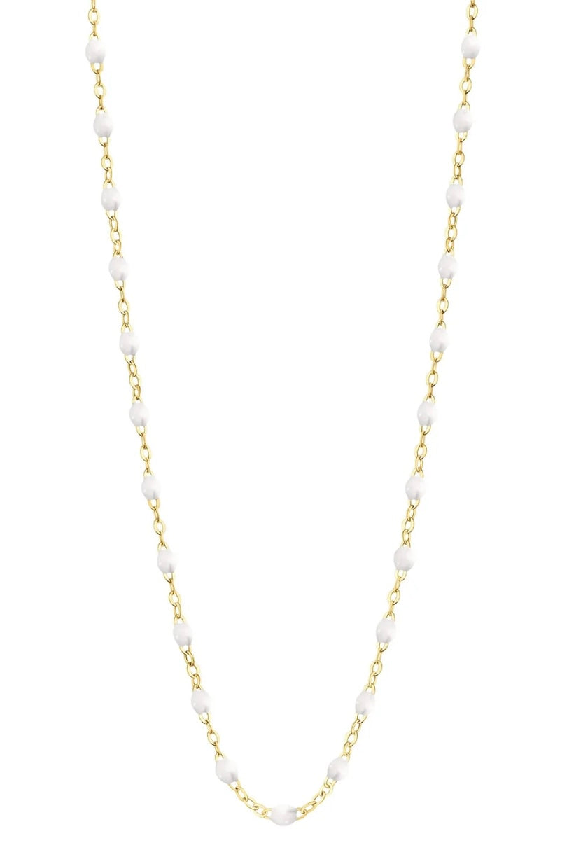 CLASSIC 20" GIGI NECLACE IN WHITE
