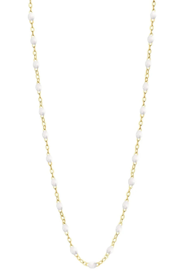 CLASSIC 20" GIGI NECLACE IN WHITE