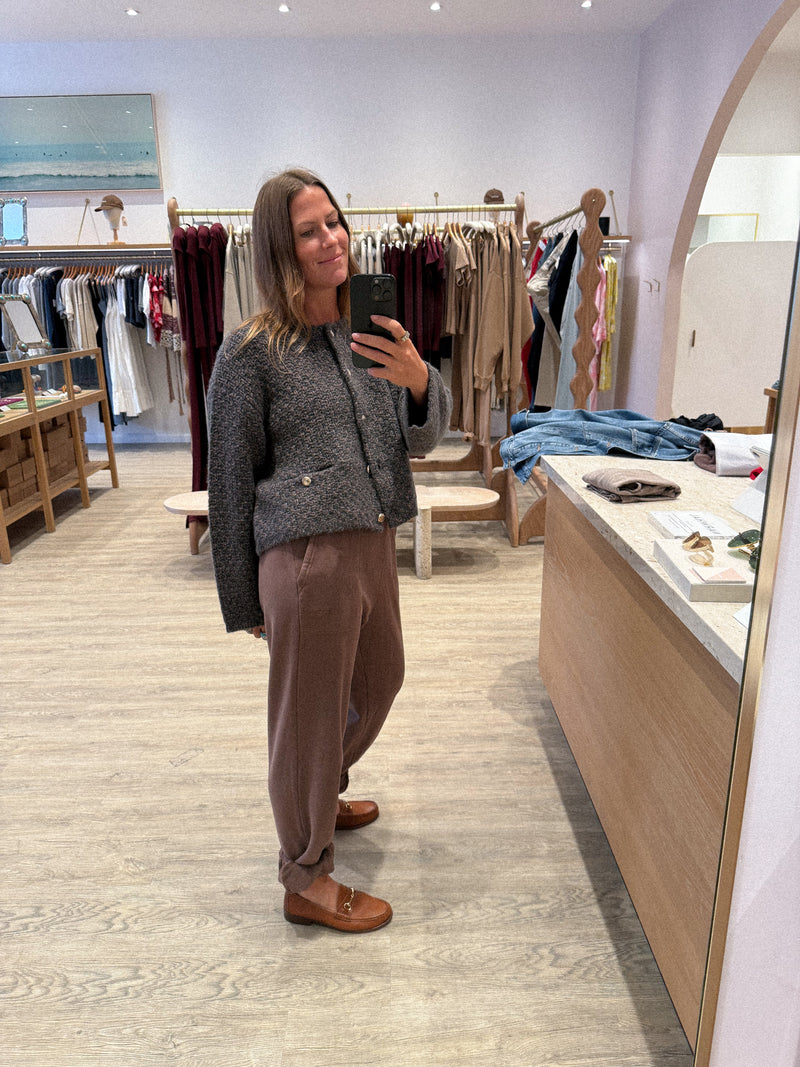 CHARLENE CROPPED WELT POCKET JACKET